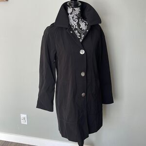 London Fog Women's Midi-Length Coat TurnkeySnap